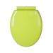Color Toilet Seat Round Toilet Seat Slow Close Thicken PP Toilet Seat Round Comfortable Toilet Seat Easy to Clean & Install Red Little Surprise Green