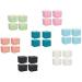 Betz 20 Piece Neapel 100% Cotton Face Cloth Set - 30 x 30 cm - Turquoise - Buy Online on GoSupps.com