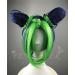 Wig for jojo's bizarre Adventure Golden Wind Kujo Jolyne Cujoh Green Buns Braid Cosplay Wig Synthetic Hair Heat Resistant + Free Wig Cap