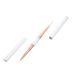 minkissy Pull Line Nail Art Pen Practical Marking Pen Nail Pen Eyebrow Mark Pens Nail Painting Drawing Pens Fine Tip Nail Art Nail Paint Brush Manicure Painted White Metal Brush Set