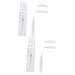 Housoutil 2 Packs Double Sided Sticky Tape Lace Double Traceless Double Eyelid Sticker Mesh Clear Water 9*2cmx2pcs As Shownx2pcs