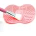 Silicone Brush Cleaner - Silicone Brush Cleaner Washing Brush Gel Cleaning Mat Foundation Makeup Brush Cleaner Pad Universal Makeup Tool - Pink - Buy Online on GoSupps.com