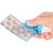 NNBWLMAEE Portable Pill Taker Pill Tablet Dispenser Storage Box Medication Dispenser No Contact Easy to Take Medicine Take Out Tool Random Color (1PCS) - Buy Online on GoSupps.com