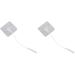 Promed tissue electrode 40 x 40 mm 4 pieces self-adhesive TENS electrodes with 2mm plug connection for TENS/EMS devices reusable (pack with 2) 40x40 (pack with 2)