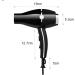 2300W Travel Hair Dryer Salon Hair Dryer Professional Blow Dryer Negative Ionic Technology 2 Speed 3 Heat Setting Cool Shot Button AC Motor Lightweight Fast Dry with Concentrator Low Noise - Buy Online on GoSupps.com
