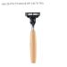 Premium Double Edge Security Razors with Wooden Handle | Portable & Reusable Shaving Tools for Men & Women - Shop Now! - Buy Online on GoSupps.com