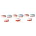 Tovinanna 9 Stk Shampoo brush hair accessories hair accessories head massage for the shower head cleaning brush head wash brush hair comb with double usage clean cleaning comb
