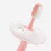 Zumaha Loose Pink Children's Toothbrushes - 2-Pack Silicone Hand Toothbrushes with Suction Foot for Toddlers 1-3 Years - Buy Online on GoSupps.com