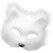 Packove Synthetic Fur White Fox Masks - 2 Piece Thermal Cosplay Half Face Costumes | Wolf and Tierkelzkatmasken Props - Buy Online on GoSupps.com