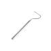 Mini Snake Hook Adjustable Stainless Steel Snake Tongs and Snake & Reptile Hook Retractable Catching Snake Handling Tool (Silver)