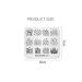 KADS Nail Stamping Plate Dandelion Grass Nature Design for DIY Nail Art (NA016) - Buy Online on GoSupps.com