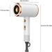 Professional Hair Dryer 1800W Powerful Ionic Hairdryer With Diffuser Blow Dryer With 2 Speeds 3 Heating And Cool Button For Women Man Home Travel Salon Curly And Straight Hair (White) - Buy Online on GoSupps.com