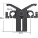 NICEYRIG 15mm Lens Support Bracket Dual Rod Clamp - Universal for 50mm-140mm Long Lens | 2784 - Buy Online on GoSupps.com