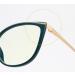 Parwana Cat-Eye Blue Light Blocking Reading Glasses - Oversized Flat Mirror Design (+0.00 Black) | Protect Your Eyes from Digital Strain - Buy Online on GoSupps.com