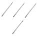 Balacoo 4pcs Double Ended Lipstick Brush Lip Aluminum Alloy Miss Concealer Brush Make up