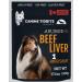 CanineTidbits Beef Liver Air Dried Dog Treats Bag I Single Ingredient 17.6 oz/ 500g