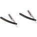 Frcolor 2-Piece 66 Razor Blade Set - Premium Men's & Women's Straight Razors for Smooth Shaving | Steel Craftsmanship | Ideal for Nail Stalls & Grooming - Buy Online on GoSupps.com