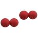 Ultechnovo 2st Plantar fasciitis massage Fitness-roller muscle roller Oarnut lacro-lacrosse massage roller peanuts Massage ball peanut ball peanut-yoga roller peanut balls massage bay scroll wheel