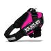 Canicaprice Dog shear Julius K9 Power IDC Dunkelrosa + 2 labels for personalizing (T1 (breast size: 65-85 cm) T1 (Poitrail: 65-85cm)