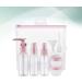POPETPOP 1 Set Cosmetic Dispensing Bottle Lotion Bottle Cosmetics Kits Toiletries Cosmetic Storage Bottle Clear Container Lotion Container Sample Containers Portable Cream Travel 6.04X3.3cm Pink - Buy Online on GoSupps.com