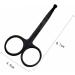 Minkissy 2 Pcs Nose Hair Trimmer for Men - Small Scissors for Grooming | Cosmetic Tool for Precision Trimming - Buy Online on GoSupps.com