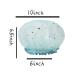 Waterproof Reusable Shower Cap for Women & Kids - Blue | Medium Size Double Layer Hair Protection Cap - PEVA Waterproof | Bath Cap - Buy Online on GoSupps.com