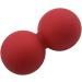 Buy Healvian Peanut Ball - Red Massage & Yoga Fitness Mobility Ball | 12cm x 6.3cm - Perfect for Muscle Relief & Recovery - Buy Online on GoSupps.com