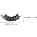 7 Pairs false eyelashes curl lash extensions lash clusters cosplay lashes makeup eyelashes colored lashes fake lashes false lash extensions extend artificial fiber fluffy - Buy Online on GoSupps.com
