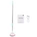 Electric Telescopic Cleaner Window Wiping Ceiling Door Floor Mopping Cleaning Tool USB Rechargeable Window Cleaner Floor Cleaner(Red)
