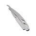 Doitool 1 STK Stainless steel inoxlm bald shaver for men vintage shaver holder holder for razor plane vintage razor for men everything made of steel hair clip as shown 1 pcs