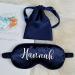 Custom Satin Sleep Mask - Personalized Gift for Her | Soft & Luxurious | Holiday/Christmas/Wedding Party Favors | Custom Text | Multiple Colors - Buy Online on GoSupps.com