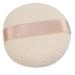 Soft Velor Powder Tackers for Makeup - 8 cm Round Sponges 3-Pack | Ideal for Loose Powder & Foundation | Beige Beauty Tool - Buy Online on GoSupps.com