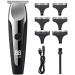 Professional Hair Clipper Hair Cutting Tool Hair Clipper Beard Trimmer Kit for Men Cordless Hair Mustache Trimmer Hair Cutting Groomer Kit Precision Trimmer Waterproof USB One Color