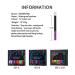INDEBETY 12 Colors UV Glow Neon Liquid Eyeliner Set - Waterproof Smudgeproof Long Lasting Gel Eye Liner - Matte Colored Eyeliners Pen - Gift Kit (Glow Under UV) Set 3 - Buy Online on GoSupps.com