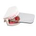 Dental Intraoral Rhodium Plated Glass Photographic Mirrors Double-Sided Intraoral Mouth Mirror Photographic Reflector Dental Orthodontic Intra Oral Mirror Orthodontic Photographic Contraster
