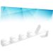 Cabilock 4 Pcs Towel Hooks Hanging Rack Multifunction Door Hanger 2pcsx2pcs Whitex2pcs - Buy Online on GoSupps.com