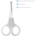 Essentials Baby Scissors 0m+ - White | Gentle and Safe for Newborns - Buy Online on GoSupps.com