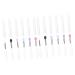 12 Pcs Silicone Lip Brush with Lid Makeup Use Lipstick Brush Lip Balm Brush Silicone Lipstick Brush Silicone Lip Makeup Brush Eye Shadow Applicator Makeup Lipstick Applicator 7.5x1cmx2pcs Whitex2pcs