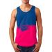 Men's Tank Top Shirts Sleeveless Tank Tops Hawaii Summer Tropical Vacation Print Shirts Loose Fit Tank Top Blouse XX-Large Blue