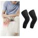 Focket Knee Brace - Breathable Knee Stabilizer for Lacrosse (M) - Black | International Shipping - Buy Online on GoSupps.com