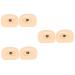 Didiseaon 3 Sets Makeup Practice Skin Eyeshadow Eye Makeup Board Blank Eye Shadow Skin Portable Exercise Board 6.9x5.2cmx3pcs Assorted Colorx3pcs