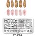 Mwoot 3Pcs Geometry Nail Art Stamping Plate Set - Lines Theme Stencil for Manicure - Buy Online on GoSupps.com