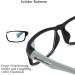 Eyglajdd TR90 Reading Glasses for Men & Women - 2 Pack Blue Light Blocking Glasses - Stylish Gray-Red 2.0x - Buy Online on GoSupps.com