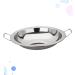 Ciieeo 3pcs Pancake Pan Flat Pan Nonstick Induction Cooker Pan Stainless Frying Pan Commercial Griddle Seafood Serving Platter Stainless Steel Pan Omelet Pan Hot Pot Seafood Pot Silverx3pcs 29 25.3CMx3pcs - Buy Online on GoSupps.com