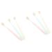 Beaupretty 6 STK tooth cleaning with wide and thin toothbrush toothbrushes soft brush toothbrush creative toothbrush main manual brush head travel plastic 1 piece (1 Pack) as shown