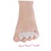 Healeved Streightener 1 Pair Bunion Hallux Whiting Cushions Protector Spreader Spacers Bunion Sports Splitter Straightener Orthotics Gel White Protector Spreader White Medium