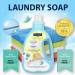 CALIDOU Baby Natural Laundry Soap | Concentrated Liquid Laundry Soap | Vegan | For Sensitive Skin | Biodegradable Phosphate free| HE 1.7L (56 Loads)  - Buy Online on GoSupps.com