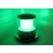 Solar Dock Warning Light - Waterproof Solar Dock Lighting - Green LED Constant On or Flashing 360 Degree Lighting