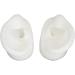 Silicone Ear Model - 2 Pairs Flexible & Reusable Simulation for Teaching (Black & White) - International Shipping Available - Buy Online on GoSupps.com