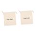 Mikinona 2pcs Hair Dryer Storage Bag Hair Dryer Holiday Travel Bathroom Hairdryers Travel Pouch Beige Fabric